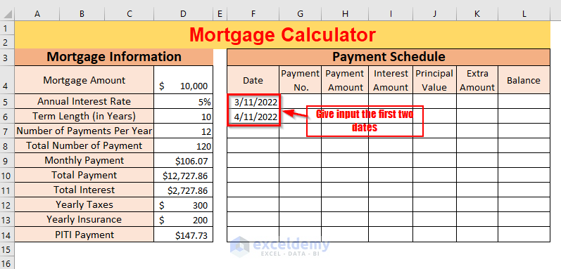 Mortgage calculator with taxes and insurance