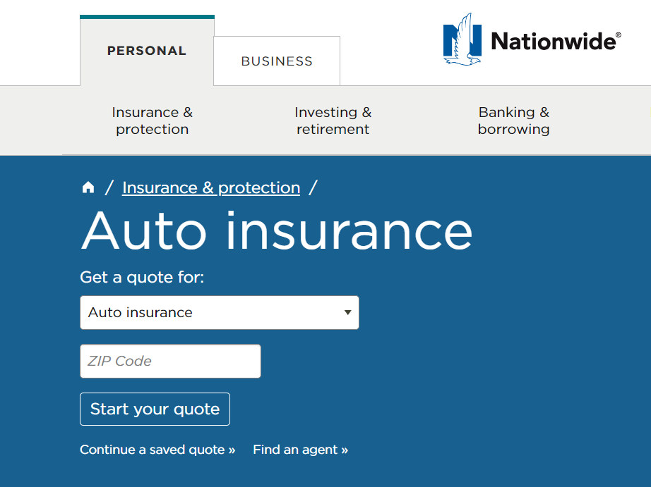 Nationwide insurance quote