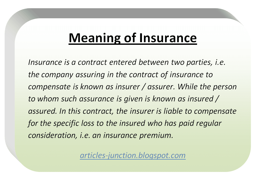 Insurance definition