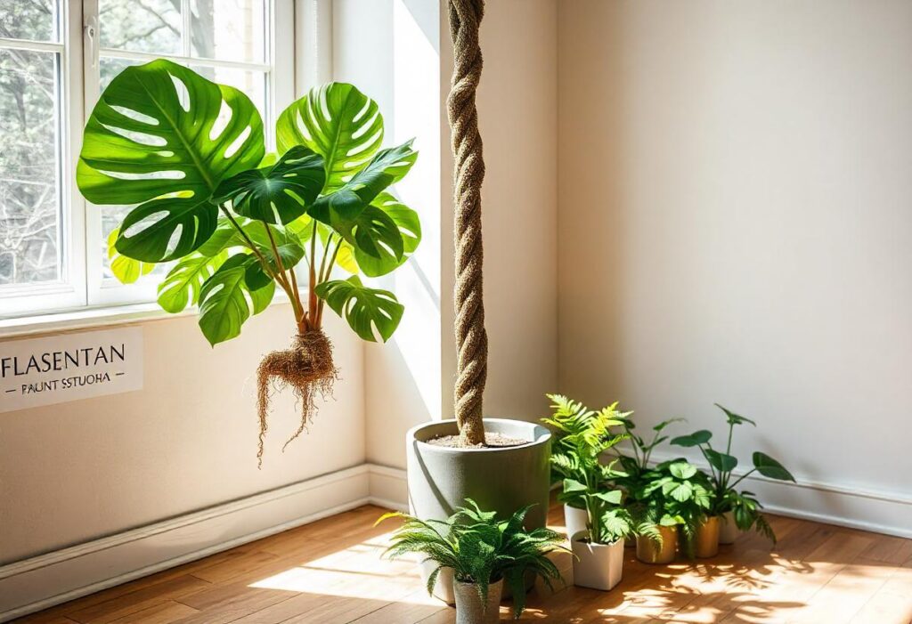 Options for Supporting Monstera Growth Indoors Moss Poles vs. Trellises 2