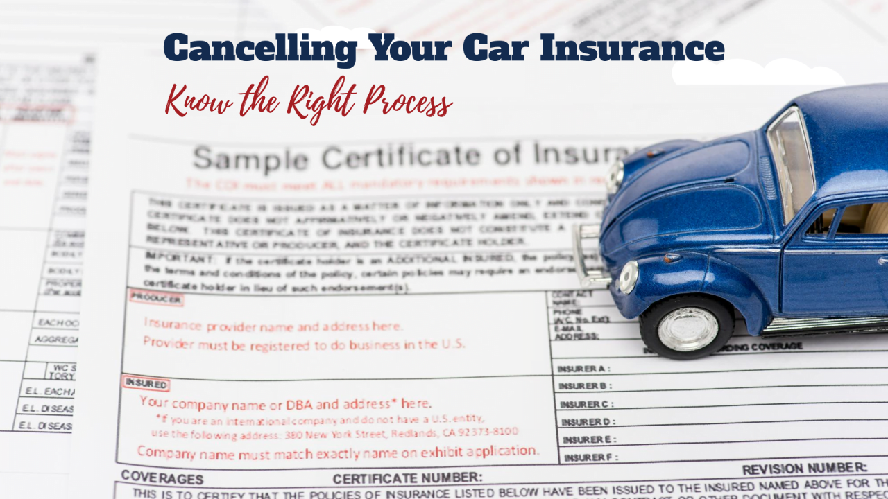 Car insurance cancellation laws